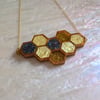 Honeycomb necklace 