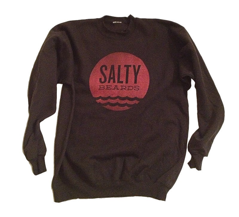 Image of Black & Red Salty Crewneck Sweatshirt