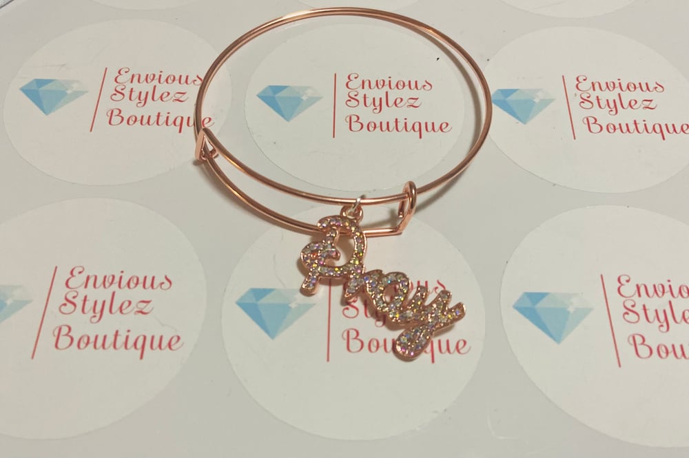 Image of Pray bangle bracelet 