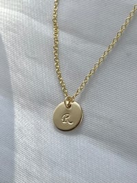 Image 5 of Initial Disc Necklace