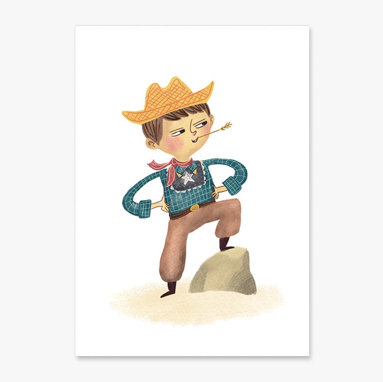 Image of Howdy Partner- A5 or A4 Print