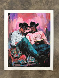 Image 1 of Tell Me The Story Again - Hand Embellished Artist Proof