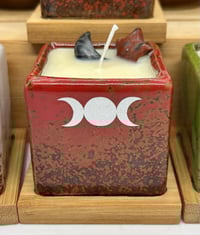 Image 4 of Mother Maiden Crone Pottery Candle