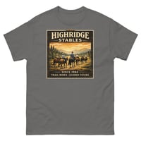 Image 1 of Highridge Stables Horseback Riding Trail T-Shirt