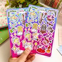Image 1 of Angel Demon Sticker Sheet | Halloween Edition