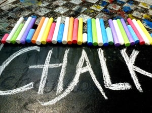 rustic wooden chalkboard (30 X 20 cm)