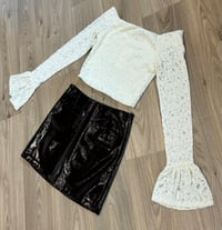 Image 2 of Cream lace Bardot top 