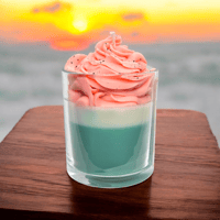 Image 2 of Handmade Watermelon Slushie Dessert Candle 8oz