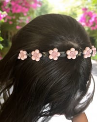 Image 10 of 2 pcs Girl’s Colorful Braided Flower Headband