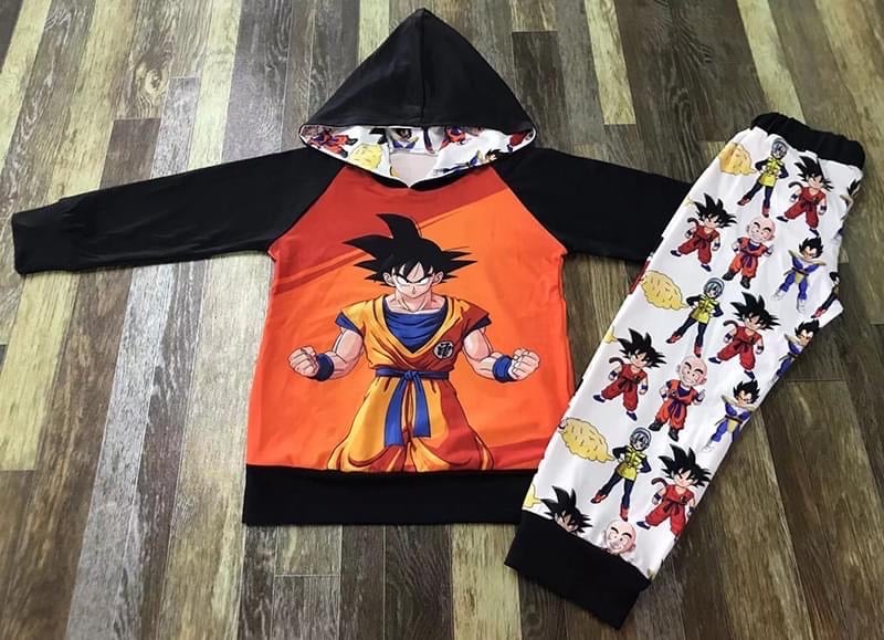 Image of dragon ball z hoodie set 