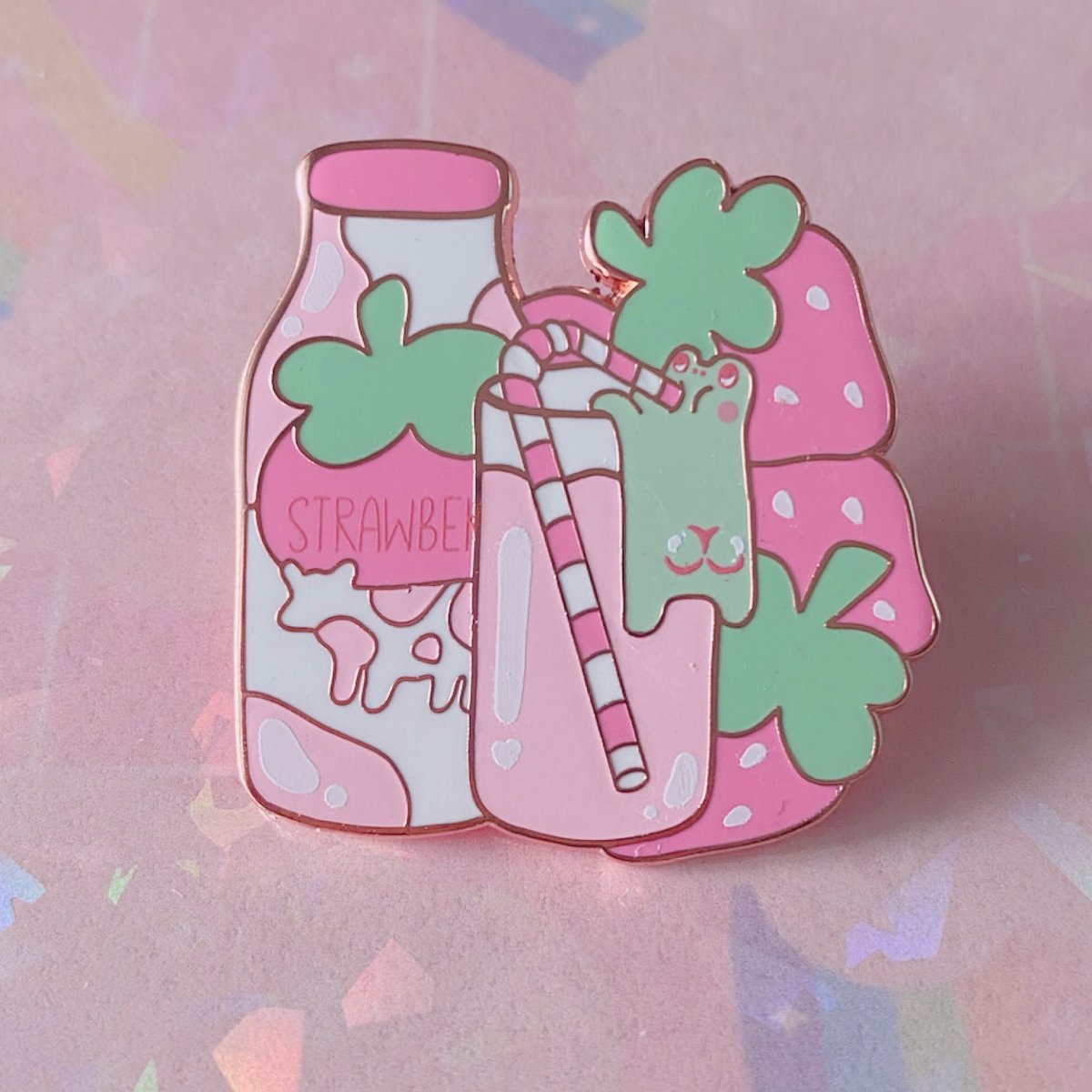 Strawberry Milk Booty Frog Puppyloaf