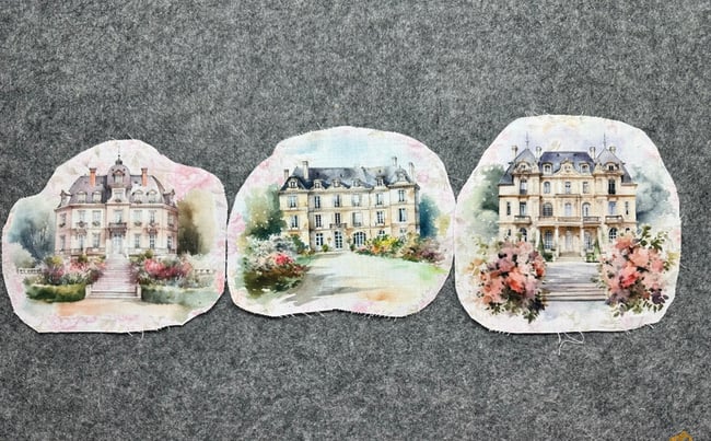 Chateau houses x3