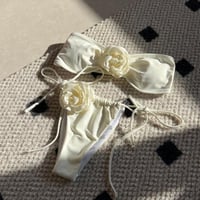 Image 3 of 3D Rose Bandeau Bikini