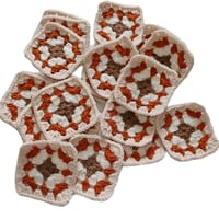 Image 2 of Crochet Granny Squares Melody’s Colour Scheme 3-inch Size