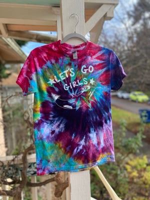 Image of SMALL Let's Go Girls Tie Dye Shirt 6