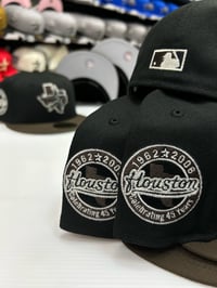 Image 2 of New Era 59Fifty Palomino Black/Walnut/ GLOW