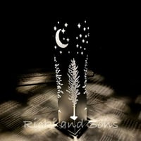 Image 1 of Garden Column - Trees and Stars