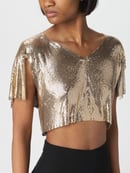 Image of Gold Mesh Crop Top