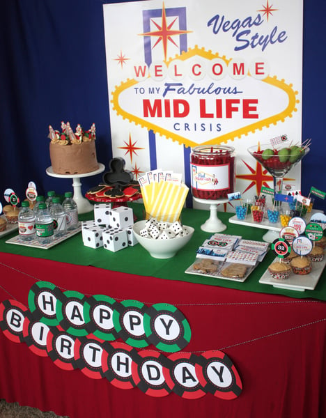 Image of Casino/ Vegas Birthday Party- Welcome to my Fabulous Birthday!
