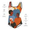 Askew Collections All-Over Print Youth Swimsuit