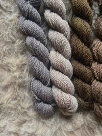 Image 4 of Mini Bundle #2 - 100G Hand Dyed Kent Romney Mini Skeins
