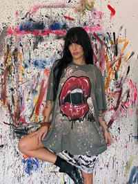 Image 3 of “WET” HAND PAINTED CUSTOM T-SHIRT 3XL