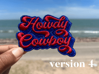 Image 5 of Howdy Cowboy Patch / Custom Colors