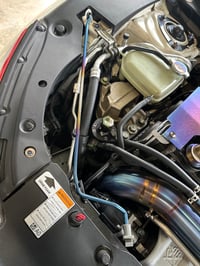 Image 2 of Honda civic Type R FK8 titanium hood prop