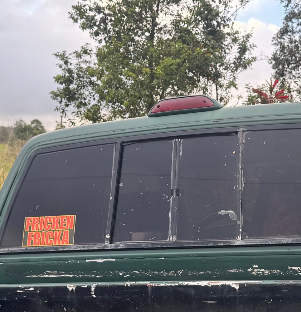 Fricken Fricka Greens Bumpah Sticker