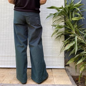 Image of Linea pants - Forest Green Velveteen cord