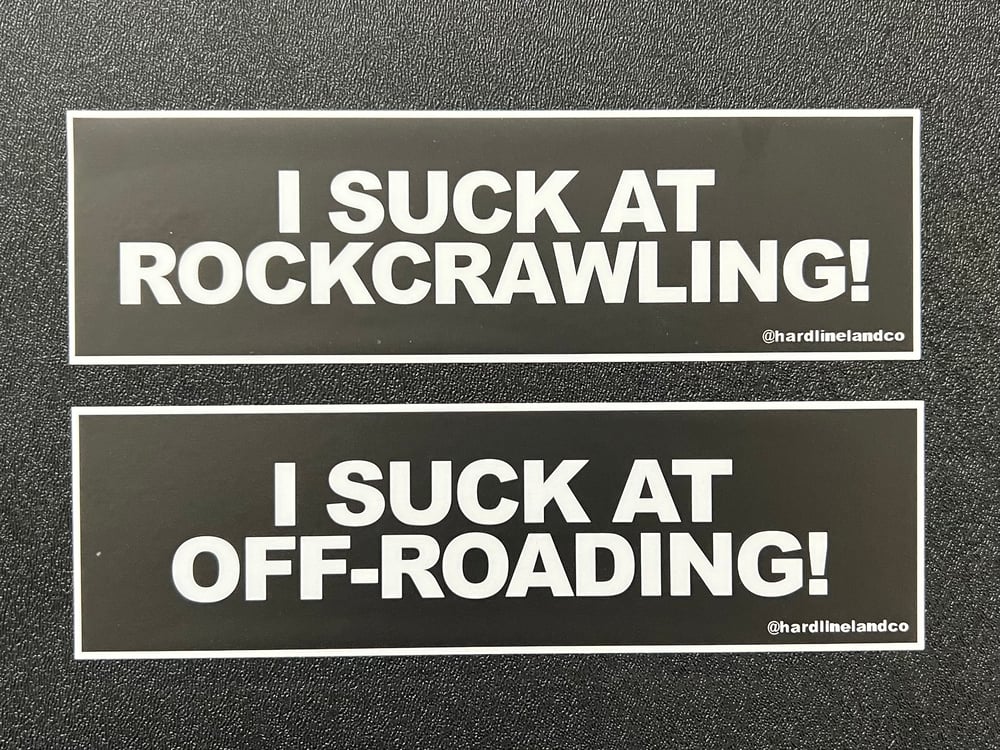 Image of I SUCK AT EVERYTHING STICKERS