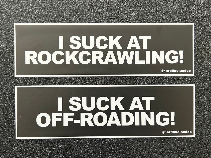 Image of I SUCK AT EVERYTHING STICKERS