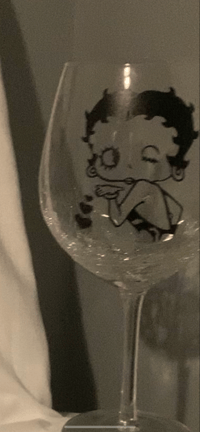 Image 2 of Betty boop with matching glass