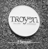 Limited Edition 25mm Enamel Pin Badge (White)