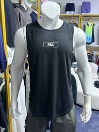 Image 3 of Black Mesh Box Logo Tank