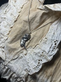 Image 3 of 926 silver cast of a hare embryo with silver blackening