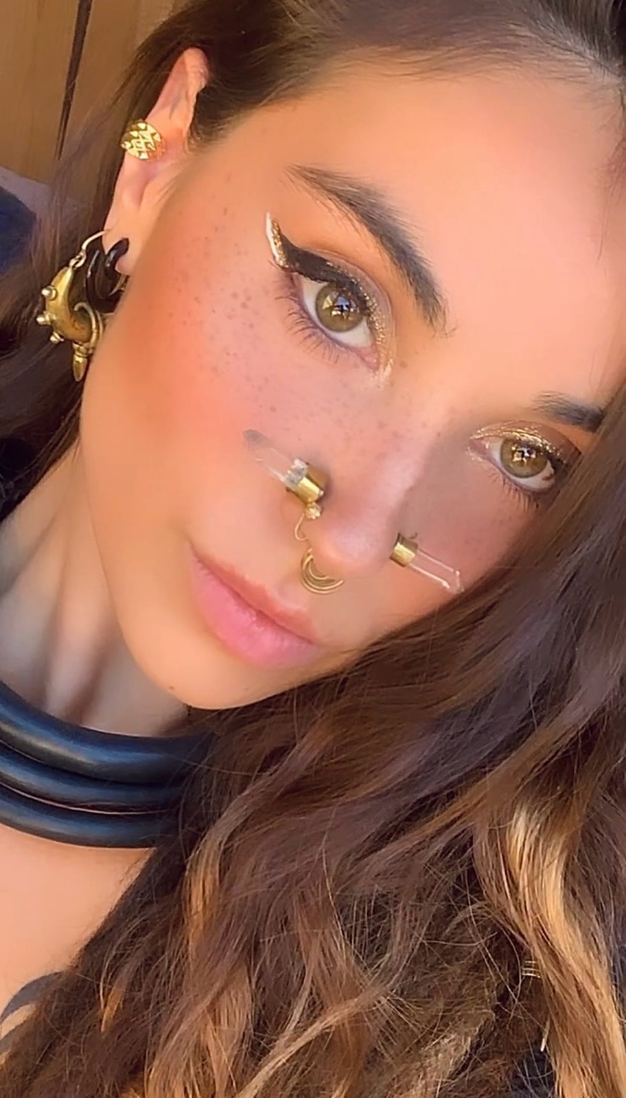 Double Quartz Nose Cuff | Zeltia