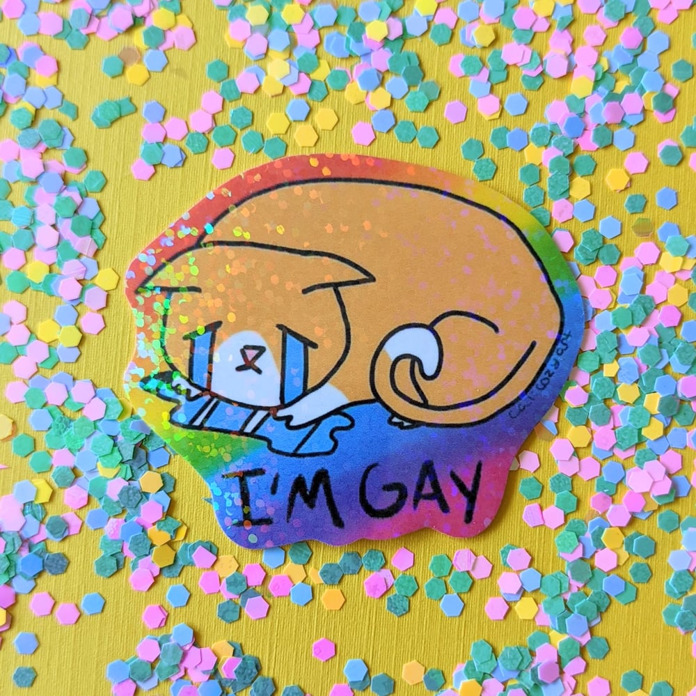 Image of Pride Cat Stickers