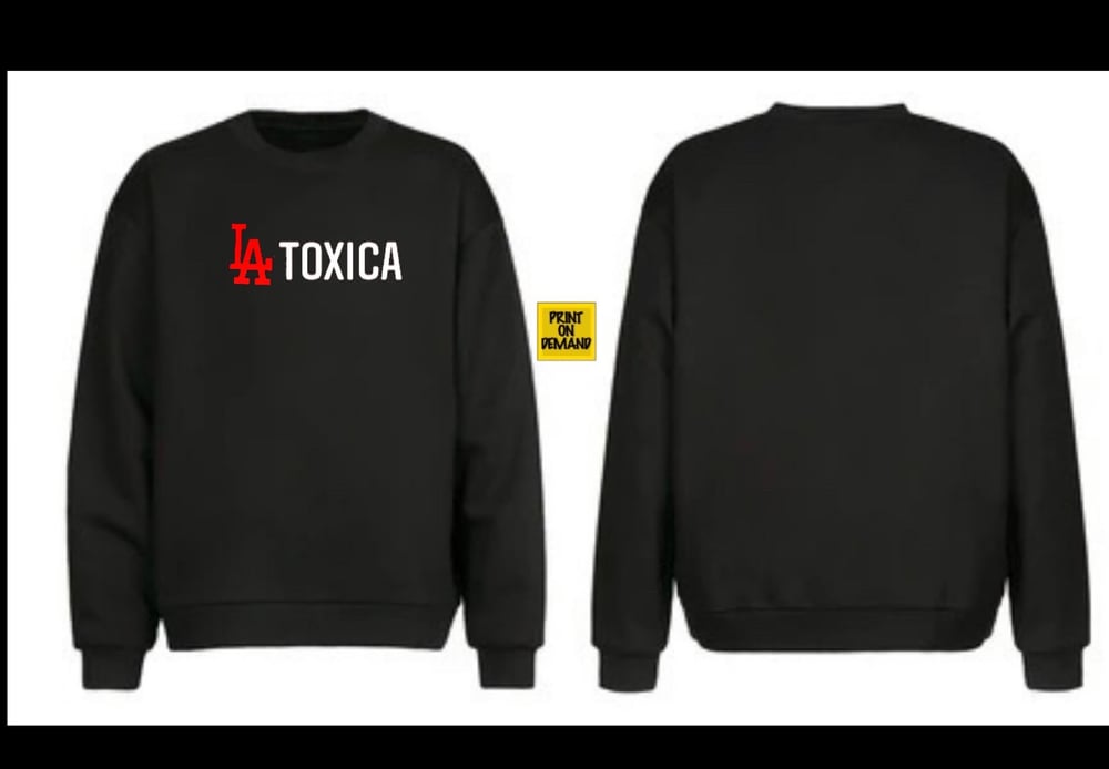Image of La toxica crewneck red