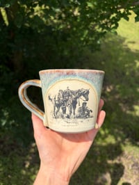 Image 7 of 10oz. Rusty Blue Cowboy shade