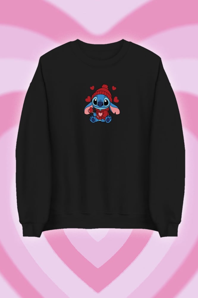 Image of Stitch Lollipop Crewneck Sweater 