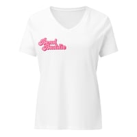 Image 3 of Bead Baddie Women’s relaxed v-neck t-shirt