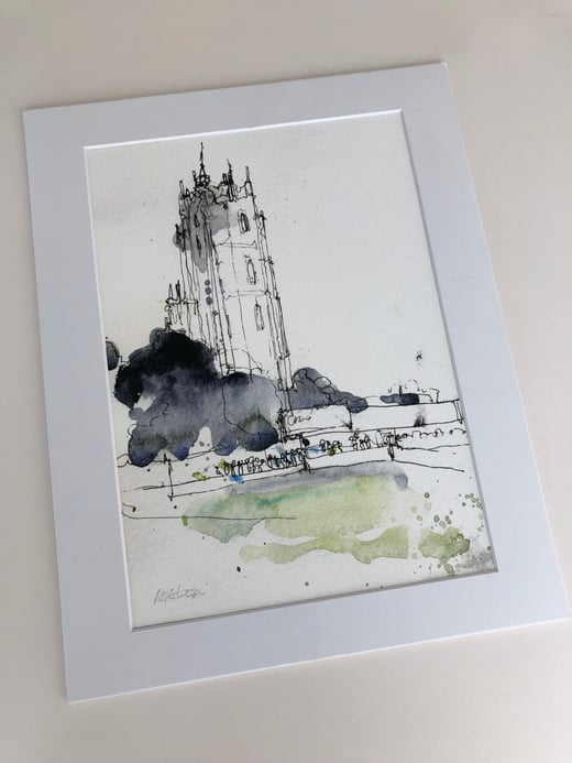 ‘The Cricket Ground’ limited edition print by Neil Whitehead 