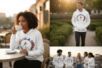 Image 4 of Sports warmup hoodie