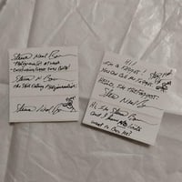 Stewart Bowman Signed Sticky Label