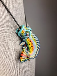 Image 9 of Dark Rainbow Koi Pendant