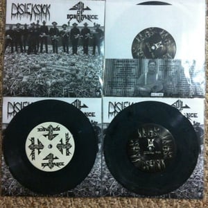 Image of split 7" with DISLEKSICK(contact us for shipping)