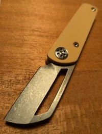 Image 3 of Antique Ivory Micarta Friction Folder