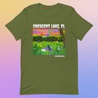Image 2 of Weird Florida Local Art Shirt | Crescent Lake, FL Cryptids Shirt
