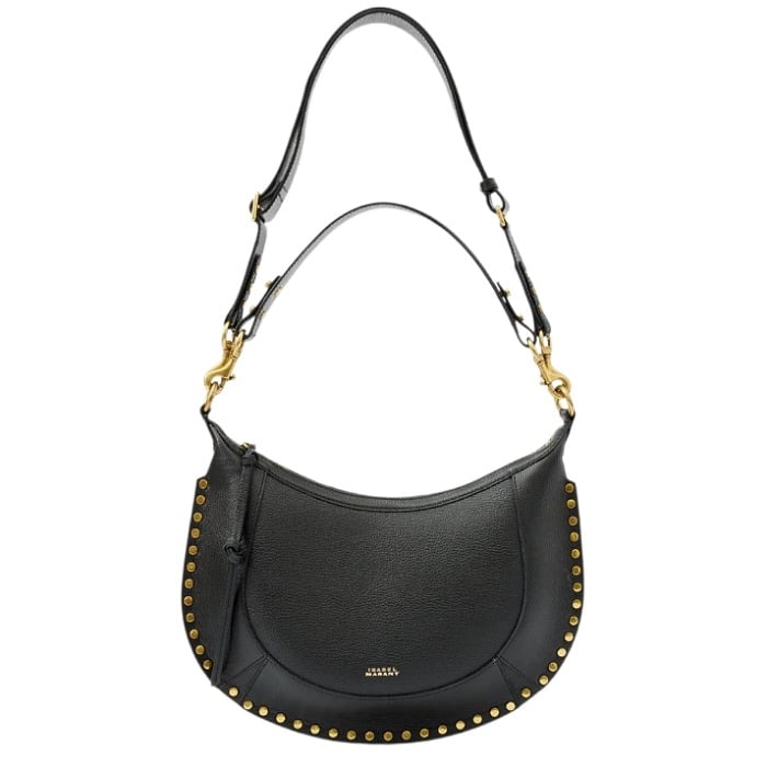 Image of ISABEL MARANT NAOKO BAG GRAINED BLACK